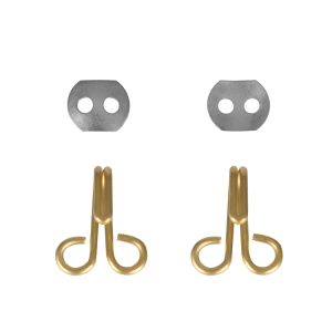 Brass Insulation Lacing Hook 304 S/S 2 Hole Lacing Hook